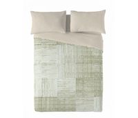 sandal - funda nordica estampada cama 135 - algodon extrasuave - incluye  1 funda de almohada - texture green