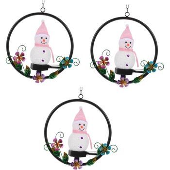 3 Piezas Lámpara De Carillones De Viento Iluminar Decoraciones Navideñas Linterna Led Navideña Luz De Contacto Led Para Jardín Luz Navideña Luces Con