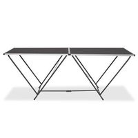 mesa para empapelar plegable de mdf y aluminio 200x60x78 cm