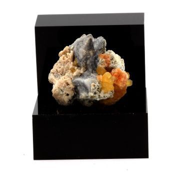 Chabazita Stellerite - Pierre Natural De Kazajstán, Depósito De Sarbaiskoe - Mineral Raro De Recolección, Cristal Multicolor | 141.1 Cts - Certificado
