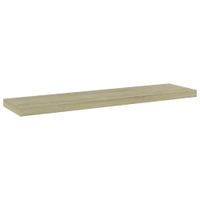 pack 4 uds estante estanteria madera marron 40x10x15cm