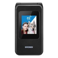 movil plegable brondi 10281080 4g dual sim 28 negro metalico