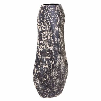 Jarron de metal : 26x09x58h cm