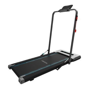 Cinta De Andar Compacta Y Plegable Drumfit Wayhome 600 Pad. 550 W / 0,75cv, Superficie De Carrera De 100x40cm, Velocidad Hasta 6km/h, Barra Plegable, Pantalla Lcd, Altavoces Y Mando