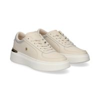 tommy hilfiger zapatillas mujer - beige talla 36