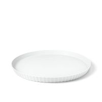 bandeja de polipropileno blanco mate diam 40 cm