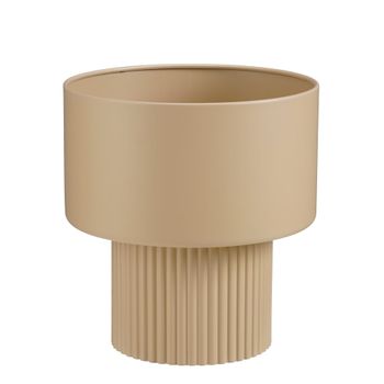 Maceta de interior lux marrón claro  h33xb31.5xl31.5cm