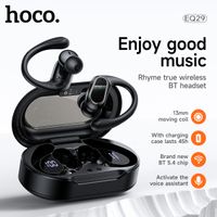 hoco-auriculares inalambricos con gancho para la oreja cascos deportivos con pantalla digital caja de carga musica hifi uso comodo 54