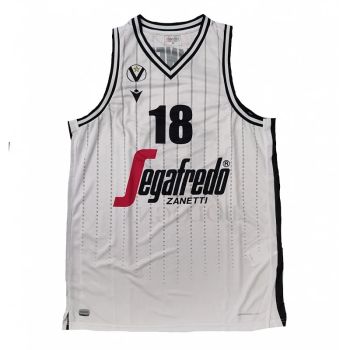 Camiseta Marco Belinelli Virtus Bolonia 2021 Euroleague Blanca