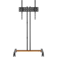 aisens soporte de suelo eco con rueda para monitortv 35kg de 32 a 55 negro