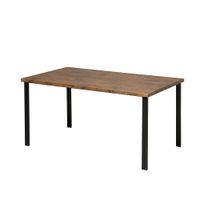 mesa de comedor de derivado de madera 6 personas l150
