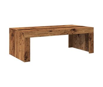 Mesa de café - mesa de centro madera de ingeniería envejecida 102x50x35 cm
