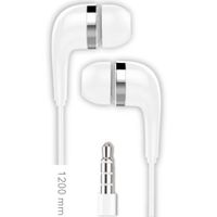 tech one tec2905 auriculares intrauditivos microfono jack 35 blancos