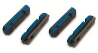 x4 cartuchos de pastillas de freno campagnolo br peo5001 para llanta peo