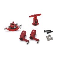 juego de actualizacion de metal para piezas de helicoptero rc v977 xk110 k120 k100 k110s rotor blades clip cross set