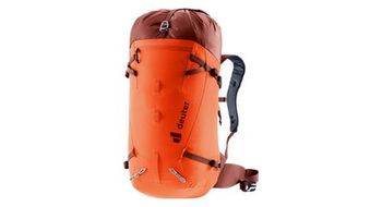 Mochila de montanismo para mujer deuter guide 28 sl naranja