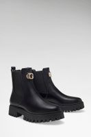 botas de cuero sintetico fida