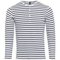 premier camiseta manga larga long john para hombre