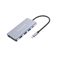 base para portatiles conceptronic donn20g usb-c 10 en 1 hdmi vga ethernet 100w
