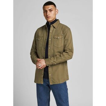 Jack & Jones Camisa manga larga 12138115 SHERIDAN-FOREST NIGHT para hombre