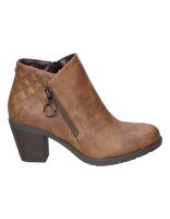 botines con tacon chk10 kurazo 40 marrones 36