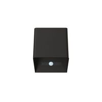 aplique de pared led beneito faure lek sensor con sensor de movimiento 6 w 3000 k carga usb-c ip54 - lampara de techo y pared negra