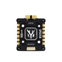 esc sin escobillas 4-en-1 hglrc espectro 60a 3-6s blheli32 128k con disipador de calor de 20x20 mm para drone de carrer