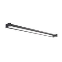 lampara de pared led perenz 35 w 3200 lm 100 cm cct color negro ajustable e inclinable