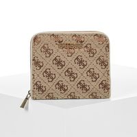 guess cartera jessa slg small zip around para mujer