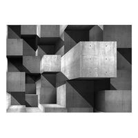 papel pintado 3d - rascacielos de hormigon 150x105 cm