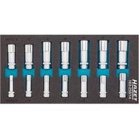 hazet 163-25914 juego de llaves de vaso r cuadrado hueco 38 pulgadas 10 mm r perfil de traccion hexagonal doble exterior r 9 r 10 r 11 r 12 r 13 r 14 r 15 r 16 r 17 r 18 r 19 r 20 r 21 r 22 r numero de herramientas