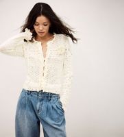 bash para mujer 1e26sori cardigan de punto soria beige 38 casual algodon