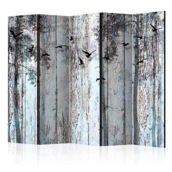 Biombo - Rustic Boards Ii (225x172 Cm)