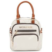 nicole lee bolso de mano bolso tipo satchel multiusos margot blanco para mujer