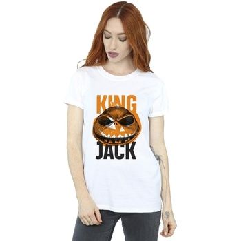 Disney Camiseta The Nightmare Before Christmas King Jack para mujer
