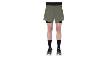 Pantalon corto 2 en 1 circle legend caqui  hombre