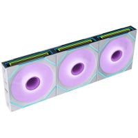ventilador suplementario lian-li uni fan sl-inf flex 120mm 2200rpm con argb y conexion flexible