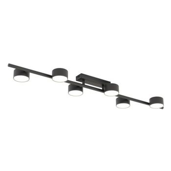 Lámpara de techo kelmi negro (6 luces)