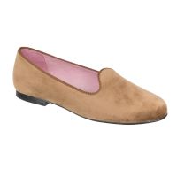 slipper terciopelo marron