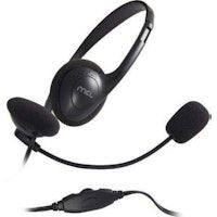 mcl csq-mnz binaural diadema negro auricular con