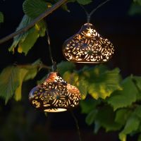 solar maroc lantern string lights x 10
