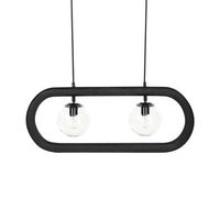 lampara colgante de madera de mango negro iluminacion del hogar hecha a mano ayensu
