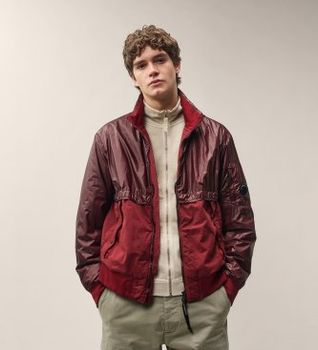 C.P. Company para hombre. 21CMOW181A110706M Chaqueta Satin rojo (M), Casual, Poliamida