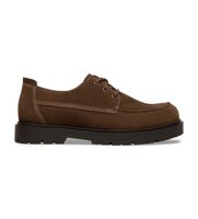 birkenstock para hombre 1031885 zapatos de piel highwood moc ajuste regular marron 45 plano ante cordones casual