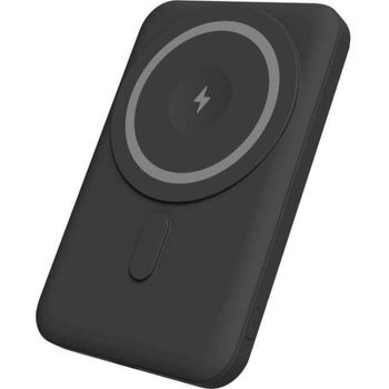 Power Bank Yenkee YPB 501 BK MagSafe 5000 mAh Carga inalámbrica 15W USB-C