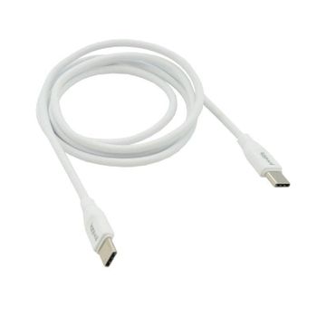 Cable USB-C iggual Q3.0 1m Blanco carga rápida 3A 60W