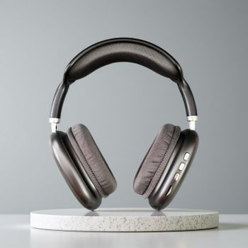 Auriculares Inalámbricos Diadema - Cancelación Activa de Ruido - 24h Batería - Bluetooth 5.3 - Plegables TEISCHE