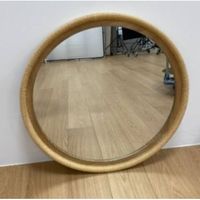 espejo laia d815cm marron caramelo