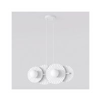 lampara de techo drino blanco 4 luces