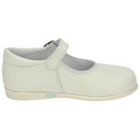 bambineli bailarinas 457 merceditas piel con hebilla beige para nina